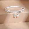 Zuyin 999.9 Gufa Fu Brand Bell Big Children's Bracelet Male and Female Push-pull Bracelet Elementary School Student Ancient Style Silver Jewelry Gift