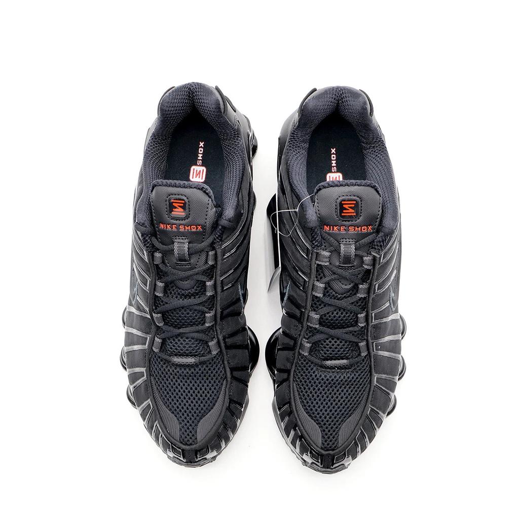 AR3566-002 Nike Shox TL Черный и Максимально Оранжевый Гематит (Женский)