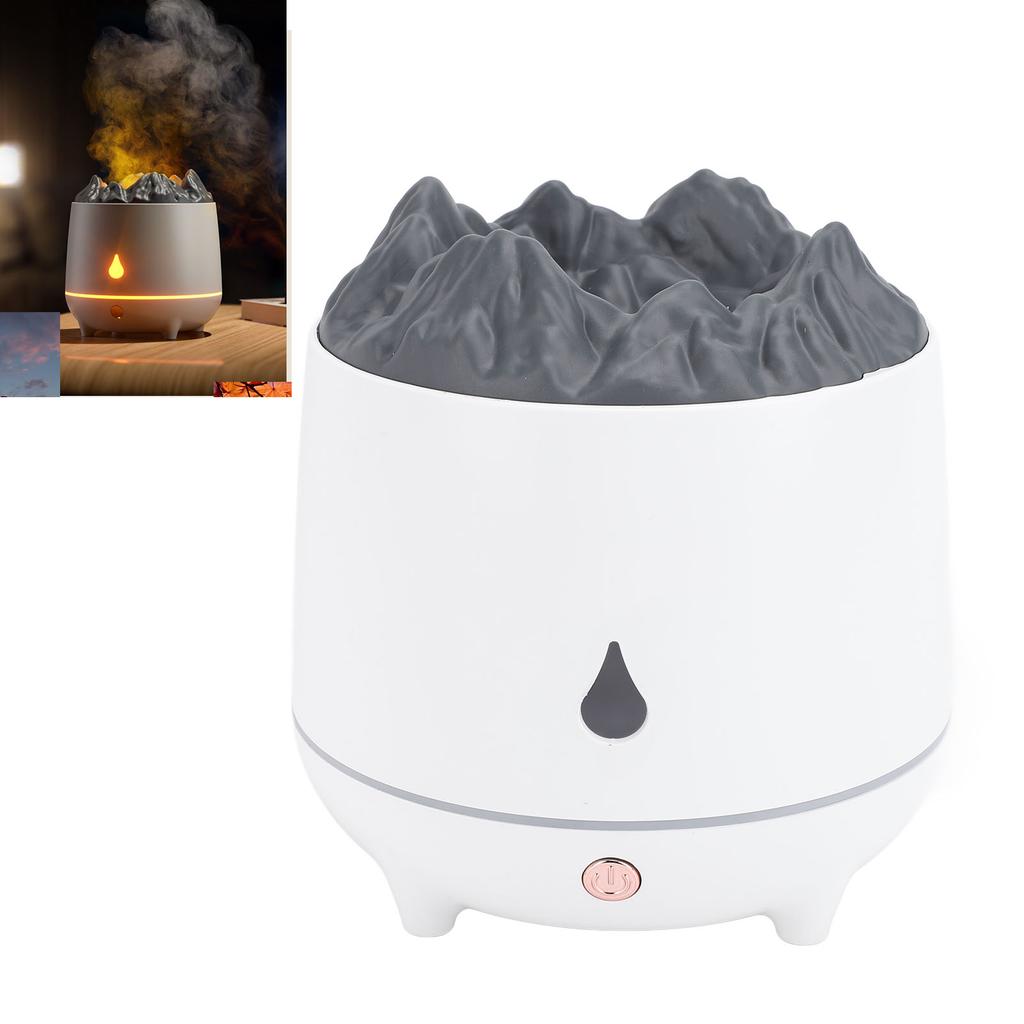 Volcano Humidifier Diffuser Timer Quiet Anti Dry Heating 2 Modes USB Volcano Essential Oil Diffuser Humidifier for Home Desktop