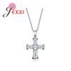 New Arrival Best Gift 925 Sterling Silver AAAAA Cubic Zirconia Cross Pendant Necklace Wholesale/Retail/Dropshipping