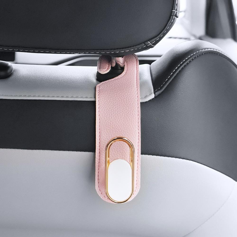 Leather Car Seat Hook Strong Load-Bearing Seat Back Hook New Headrest Hanger Vehicles
