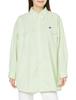 Женская рубашка Lee Official оверсайз, свободного размера, LL1374-649, зеленая,