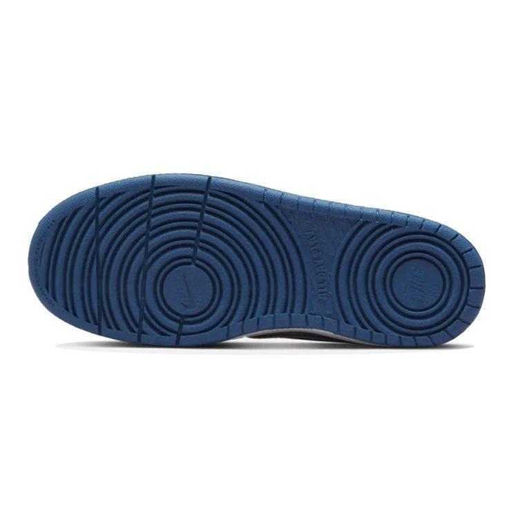Nike Детские кроссовки Court Borough Low 2 GS Grey Fog Mystic Navy Atomic-Green White BQ5448-016