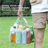 Portable Foldable Transparent Bucket 6.8L/12L Laundry Basin Camping Bucket  Outdoor