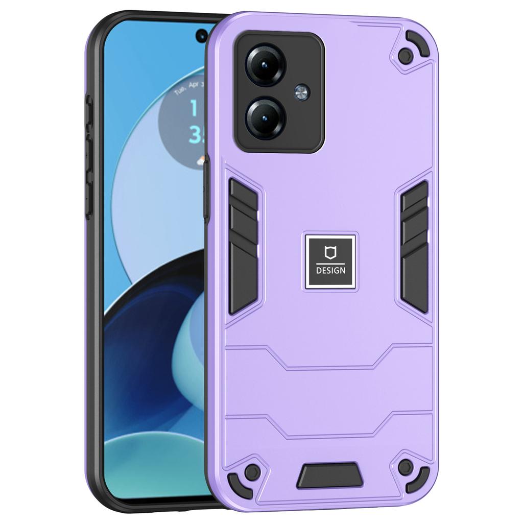 For Motorola Moto G14 4G Phone Case TPU+PC Shock-Absorbing Cover