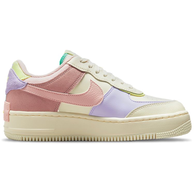 Nike Женские кроссовки Air Force 1 Shadow Cashmere Cream Pure-Violet Pink-Oxford CI0919-700