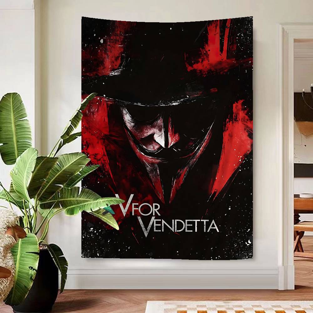 Хоррор Фильм V Для VendettaS Классический Аниме Гобелен Настенный Таро Хиппи Ковры Настенные Комната Домашний Декор