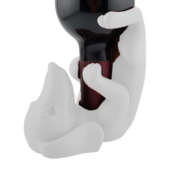 Держатель для винной бутылки Такса PLA Фигурка собаки Подставка-органайзер для пивных бутылок