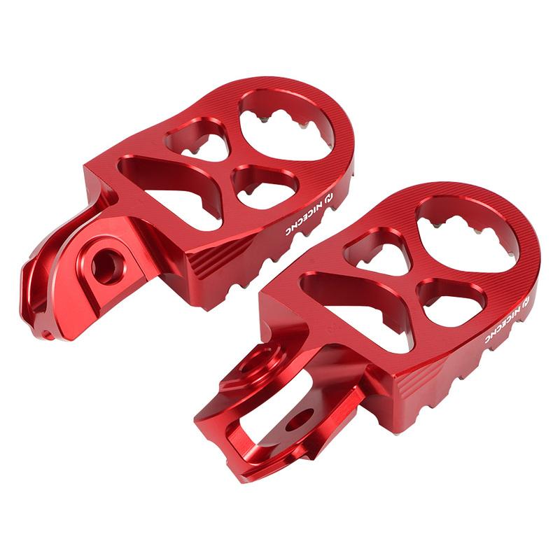 NICECNC For Beta RR 300 2020-2024 Forged Aluminum Foot Pegs FootRest Footpegs Rests Pedals RR 250 350 390 400 430 450 480 520
