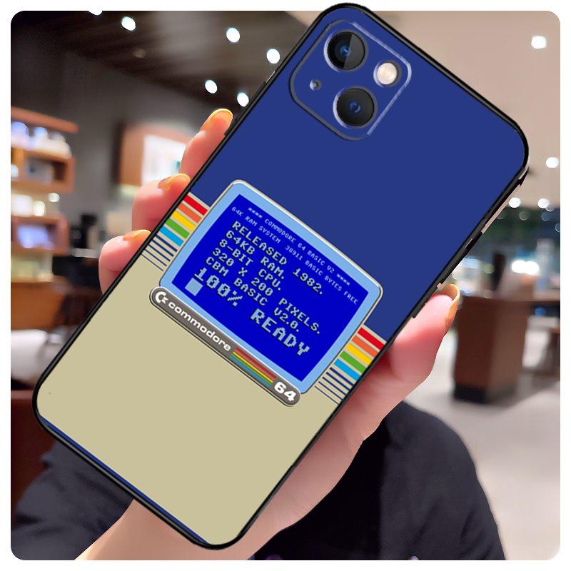 Чехол для iPhone 16 14 15 Pro Max 12 13 Mini 11 15 Pro Max Plus X XS Max XR с загрузочным экраном C64