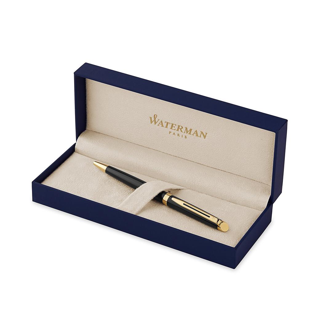 Waterman Ballpoint Pen Metropolitan Essential Black GT S2259312 Genuine Imported Product Oil-based