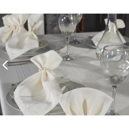 Corvver Набор скатертей Carefree из 26 предметов Кремовый/набор скатерти