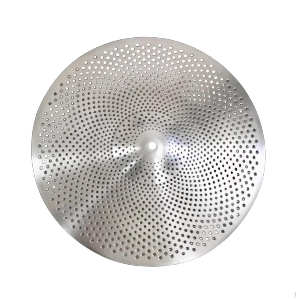 Alloy Cymbal Designed for Quiet Drumming, Ideal Tool Novice Musicians