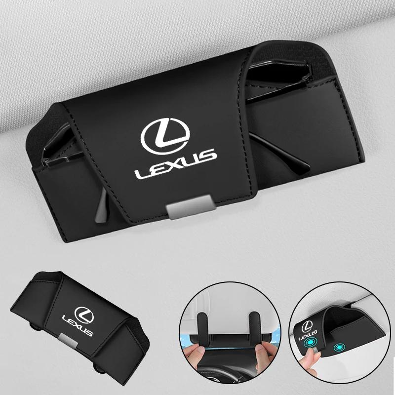 Car Visor Glasses Holder Magnetic Sunglasses Storage Box Interior For Lexus UX250h RX450h CT200h RX400h NX300h RX350 RX300 GX