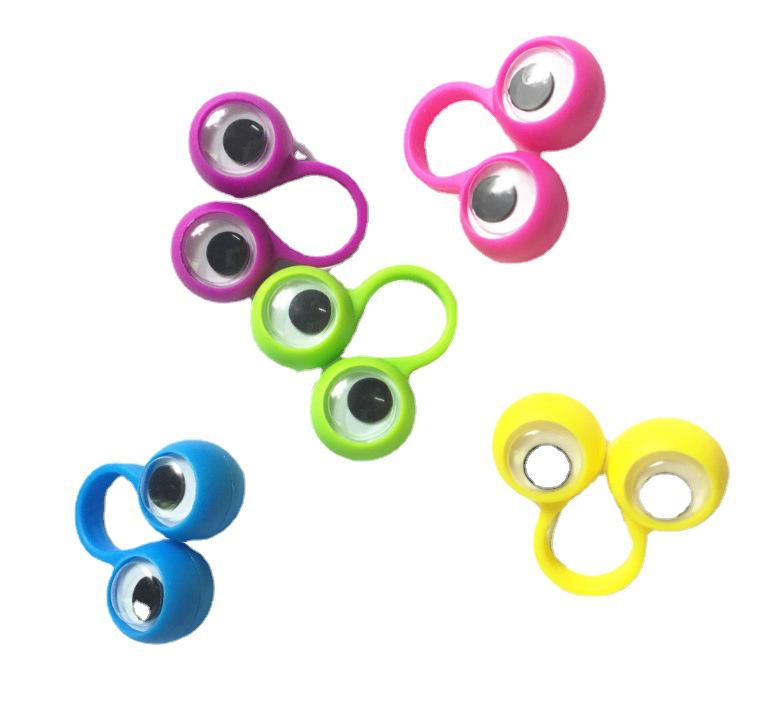 Детские пальчиковые игровые кольца для глаз - забавные праздничные игрушки для розыгрышей