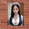 Винтажная плоская металлическая табличка 2D Рождественский домашний декор Водонепроницаемое забавное настенное искусство для бара кафе подарок