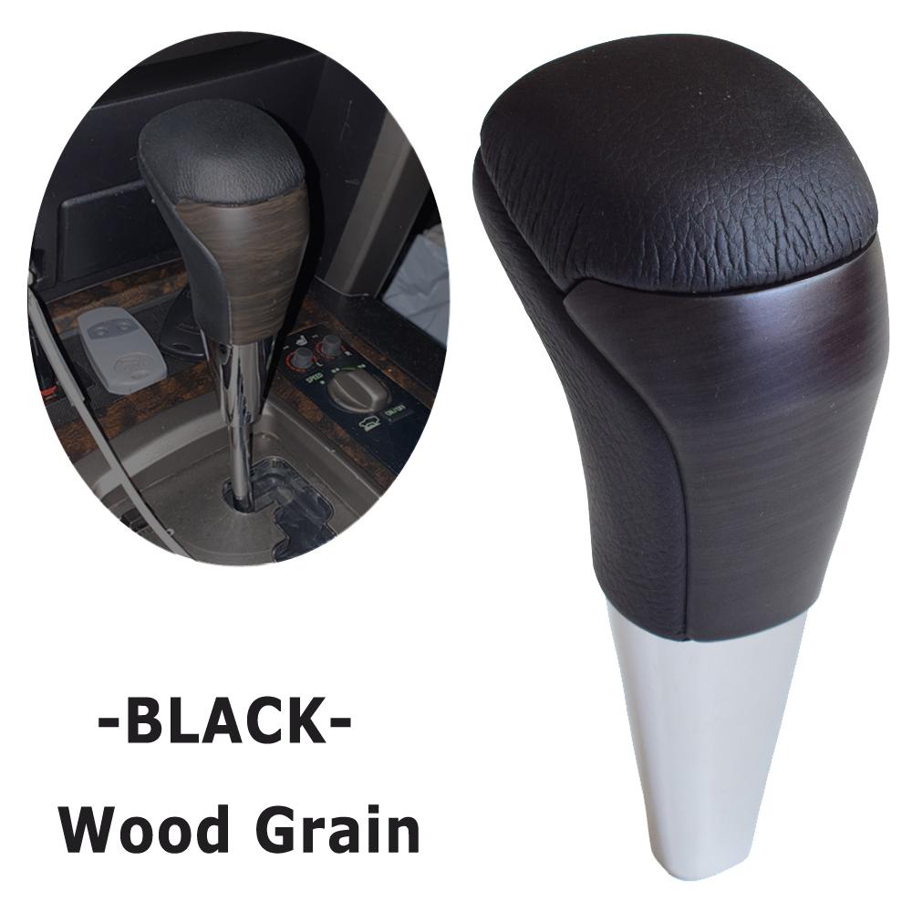 For Toyota Land Cruiser 200 LC200 2016 2017 2018 2019 2020 Car Leather Wooden Carbon Fiber Gear Shift Knob Accessories