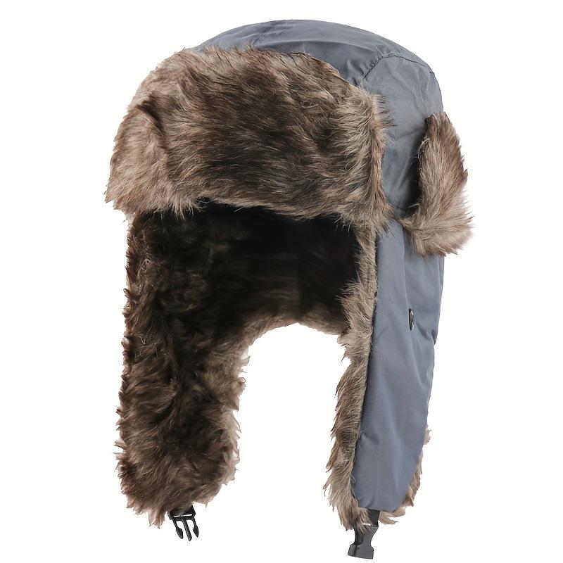 Unisex Camouflage Windproof Cycling & Skiing Hat with Ear Protection - Thickened for Autumn/Winter