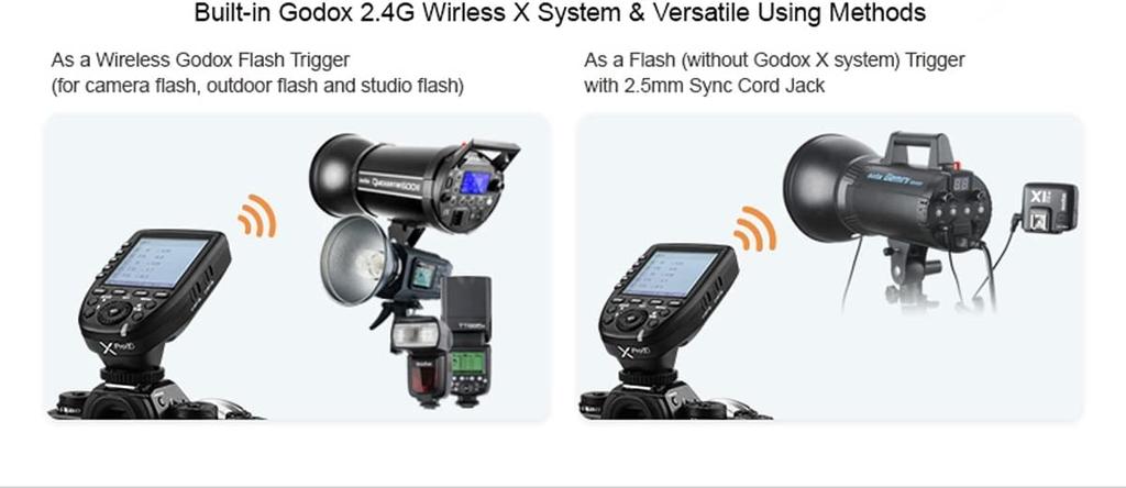 Изделие со знаком технического соответствия и инструкцией на японском языке. Беспроводная система синхронизации вспышек Godox High Speed Sync X с большим ЖК-экраном.