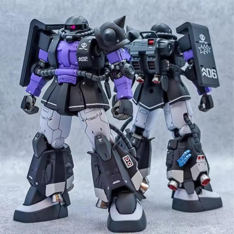 Черный Sanrensei Zaku Hg Gto Mark Rabbit Mk-Ii Сборная Модель Фигурки Меха Игрушки Настольное Украшение Детские Подарки Коллекционная 1/144 Подходит для Детей