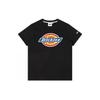 Dickies Женская футболка с принтом букв логотипа SS23, круглым вырезом, короткими рукавами и спущенной линией плеч, черная DK008816BLK1