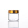 Frosted Transparent Glass Cosmetic Bottle for Cream, Lotion, and Sunscreen