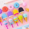 4Pieces/Boxes Kawaii Lollipop Sweety Ice Cream Student Stationery School Office Supplies Children Erasers For Kids Pencil Eraser