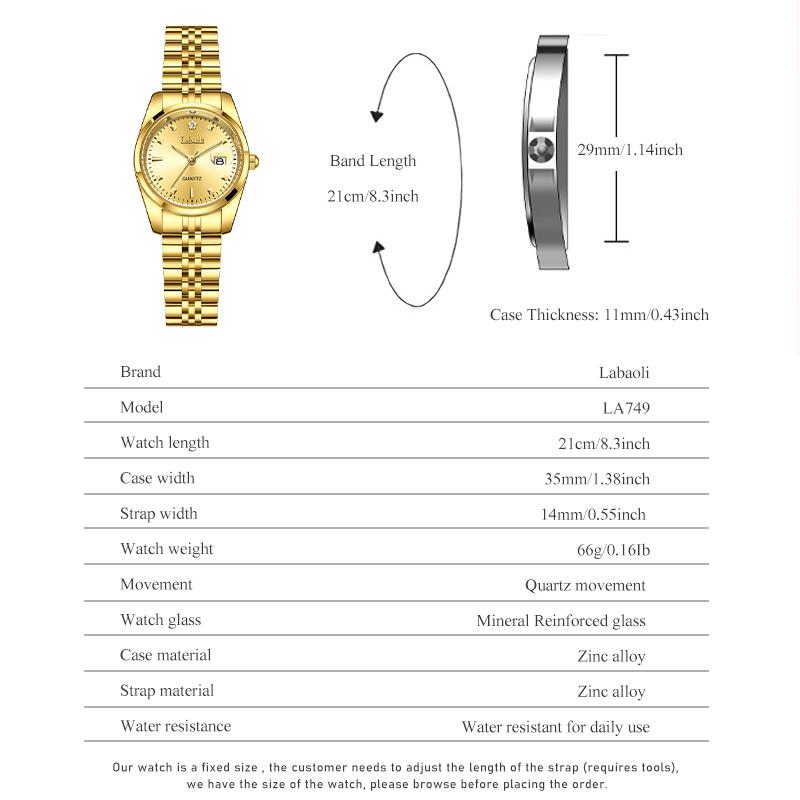 Women Dress Watch Steel Bracelet Ladies Analog Quartz Minimalist Waterproof Wrist Watch Birthday Gift