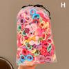 100Pcs Colorful Basic Nylon Ealstic Hair Band Kids Girls Ponytail Holder Ties