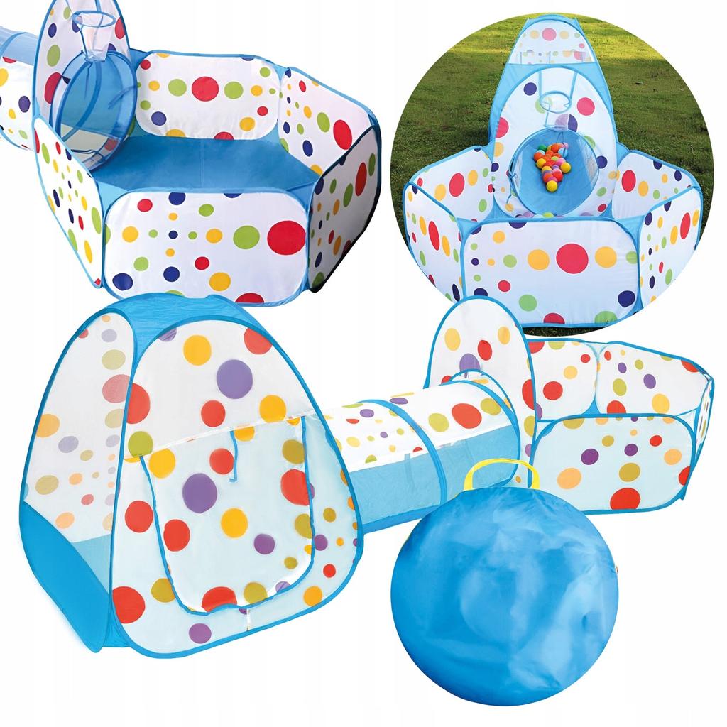 Tipi Tent For Children With Stabilizer Pool Tunnel Igloo Playground