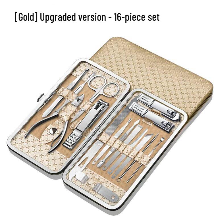 Премиальный набор кусачек для ногтей, устойчивый к смазыванию и брызгам, для мужчин и женщин