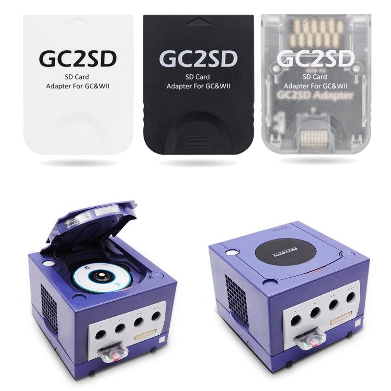 Профессиональный кардридер GC2SD Secure Digital Plug and for Play Адаптер слота для карт памяти для видеоигровых консолей GC