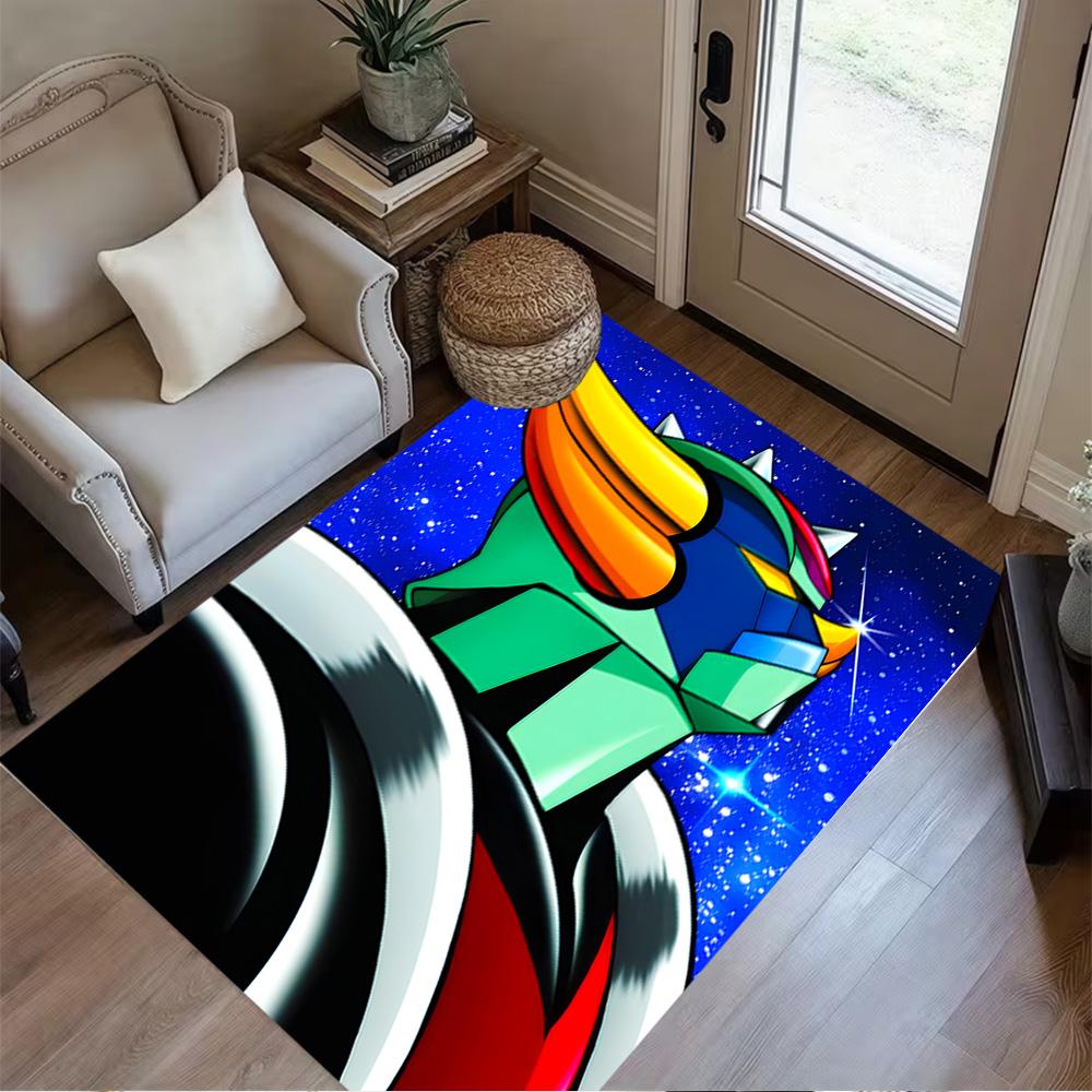 Robotic Hero Space. Floor Mat Perfect for Study room Hallway Balcony Entryway Antislip Carpet Anime Office Decor Perfect Birthday/Christmas Gift Idea
