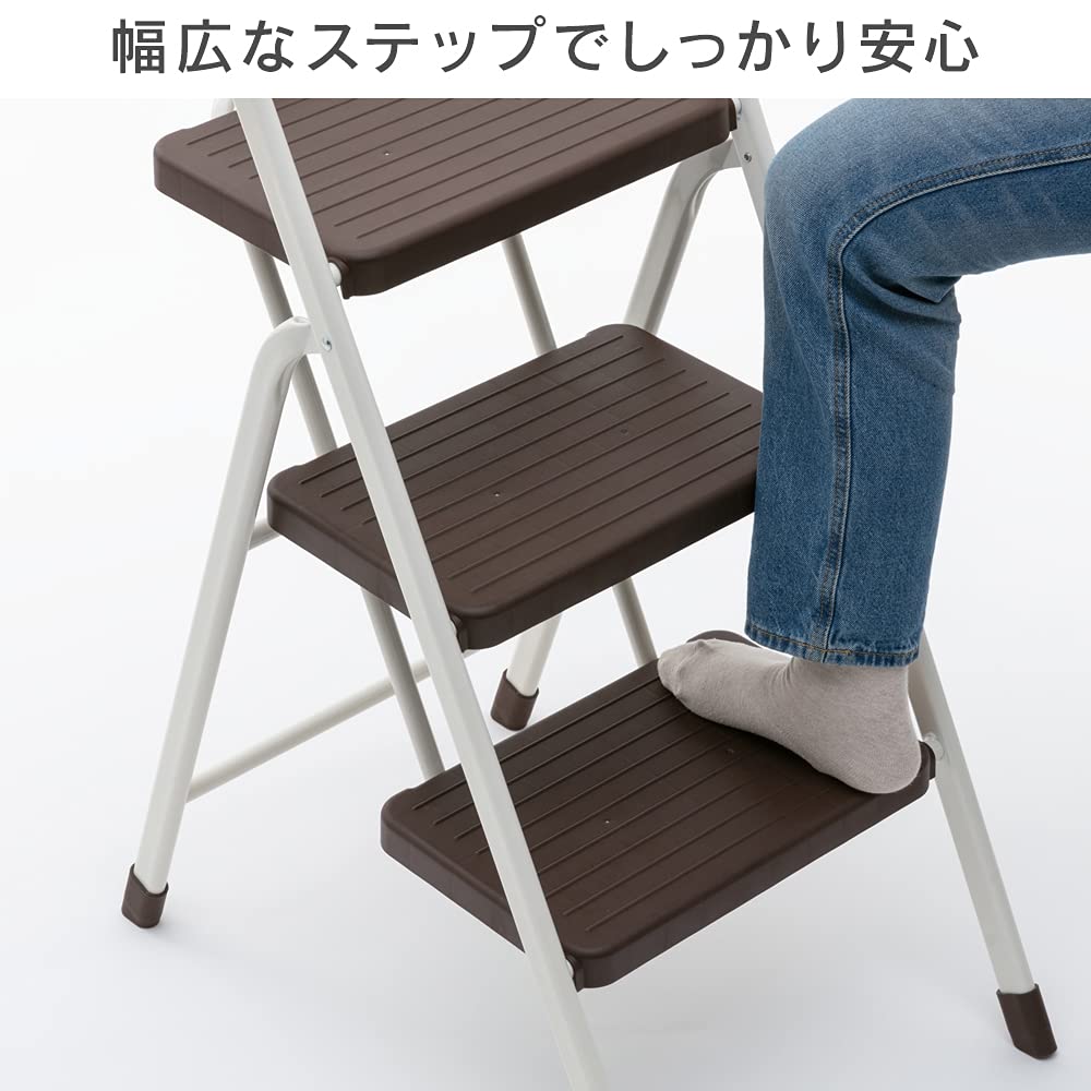 Iris Ohyama Складные ступени, 3 ступени, Розовый, OSU-3