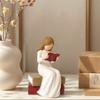 Статуэтка Читающий Мыслитель, Фигурки Читающих Девочек, Скульптура, Украшение для Дома, Офиса, Полок для Книг, Подарок для Любителя Книг