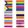 90x150cm Polyester Homosexual Bisexual Pride Flag LGBT Gay Pride Rainbow Flag Home Decor Gay-Friendly LGBT Flag Banners