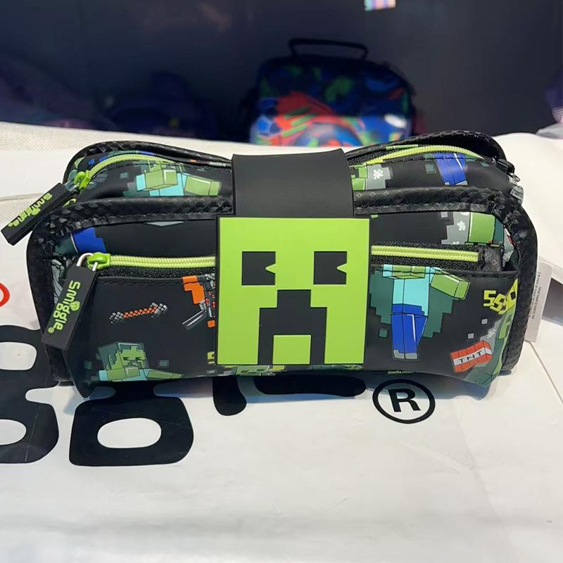 Smiggle Мультяшный Многофункциональный Рюкзак на Молнии с Декомпрессией Детская Школьная Сумка Повседневная Сумка для Учеников