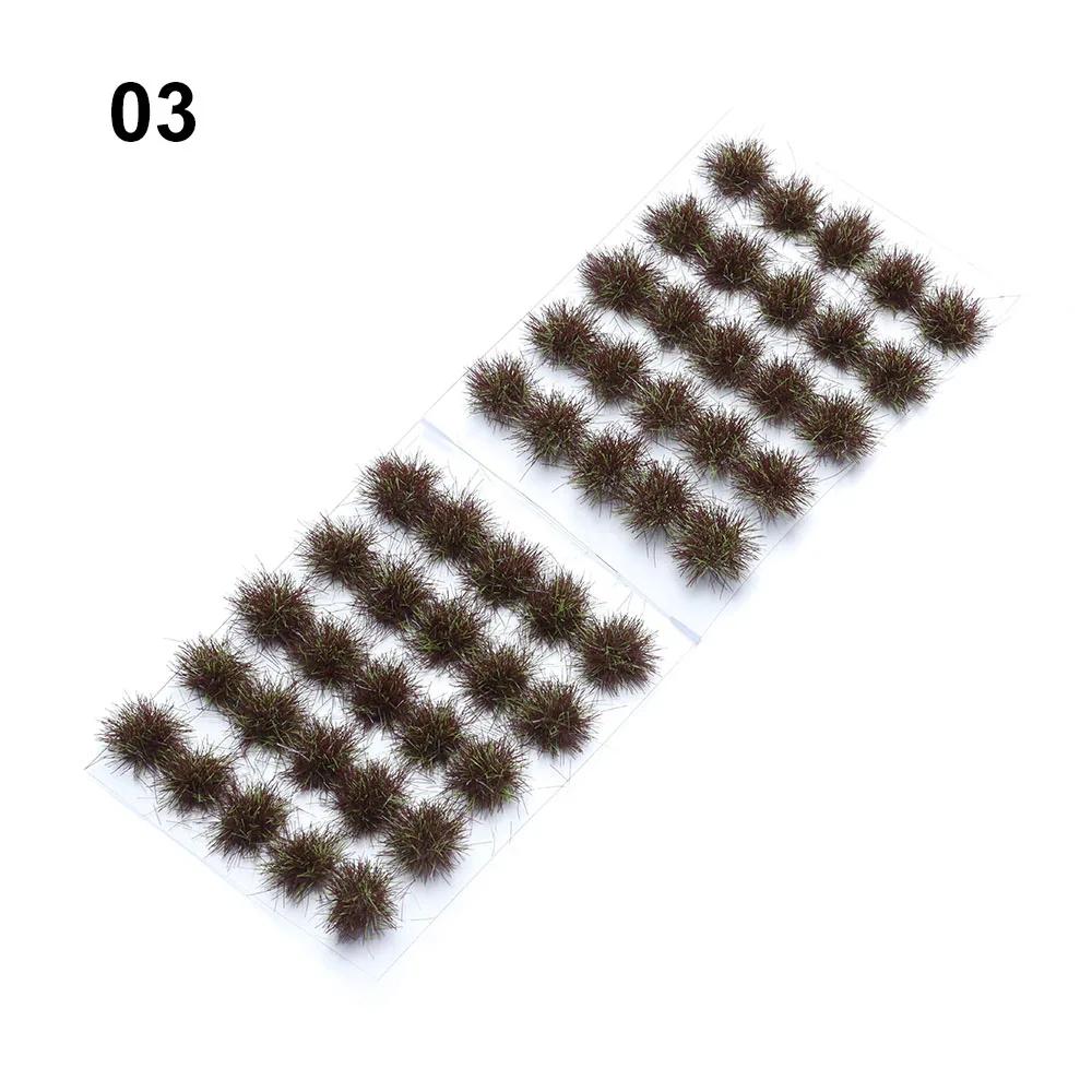 39/50PCS/Set Simulation Model Sand Scene DIY Material Realistic Flower Grass Tufts Miniature Grass Bushes Plant Cluster Scenery