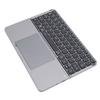  Keyboard with Touchpad Multifunctional Quiet Typing Rechargeable Foldable 64 Key Keyboard for Laptop Tablet