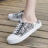 Fashion Summer Outdoor Semi-Slipper Mesh Cover Women's Shoes Large Size Beach Shoes Casual Comfortable Breathable And Lightweight