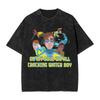Mens TShirt Dispatch Game  Washed T Shirts Fashion  Summer Tees Streetwear Simple Casual Clothes Gift