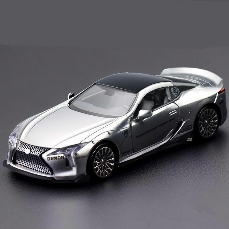 1/32 LEXUS LC500 литой спортивный автомобиль модель игрушечный гоночный автомобиль модель транспортного средства имитация звук и свет автомобиль игрушки коллекционный детский подарок