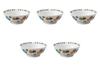 Set of 5 Chuka Sanmai Bowls X Ramen Bowls by Setomonohonpo 6.8-inch [21 8.5cm (1300cc)]