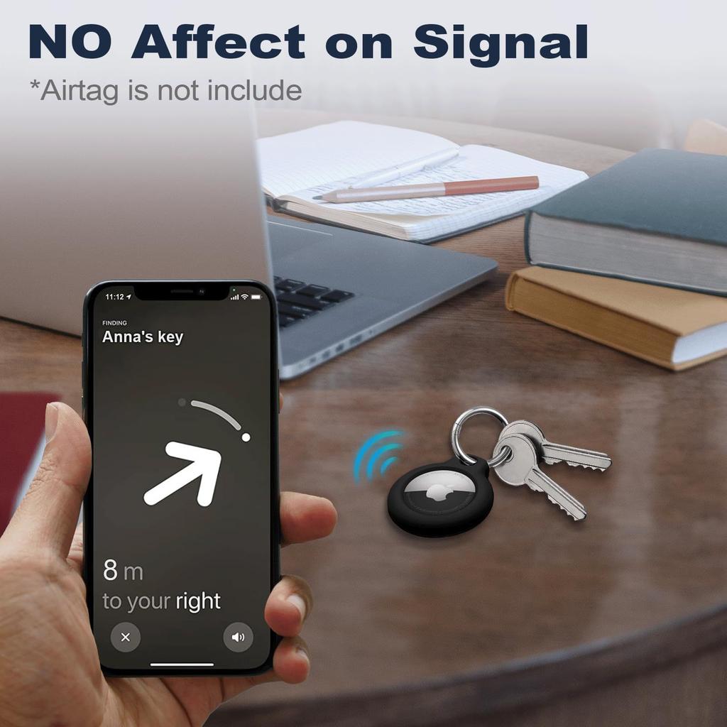 Безопасный держатель с ремешком для ПК для Apple Airtag, защитный чехол, аксессуары для трекера, брелок с защитой от царапин, чехол для Air tag