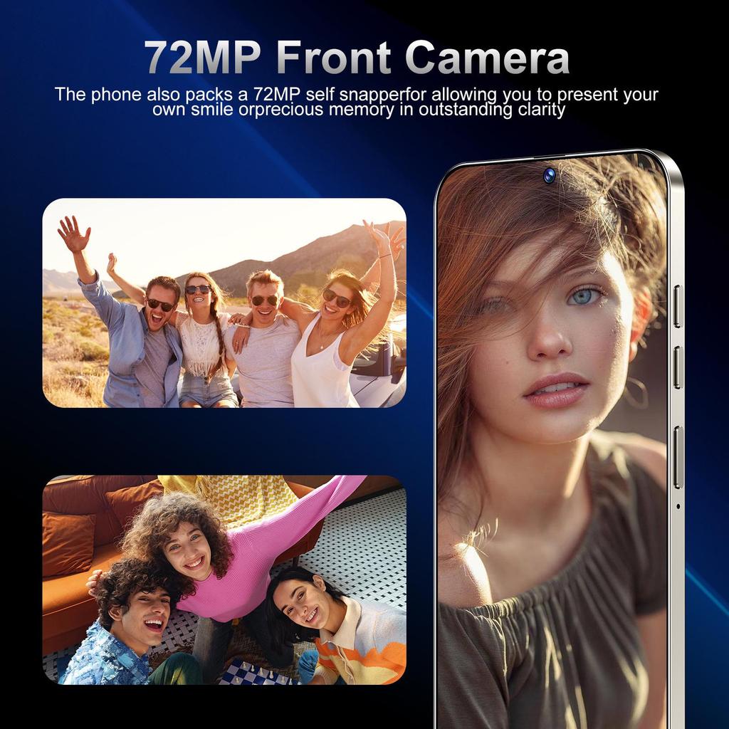Смартфон S25 с Ultra HD экраном, 16 ГБ + 1 ТБ памяти