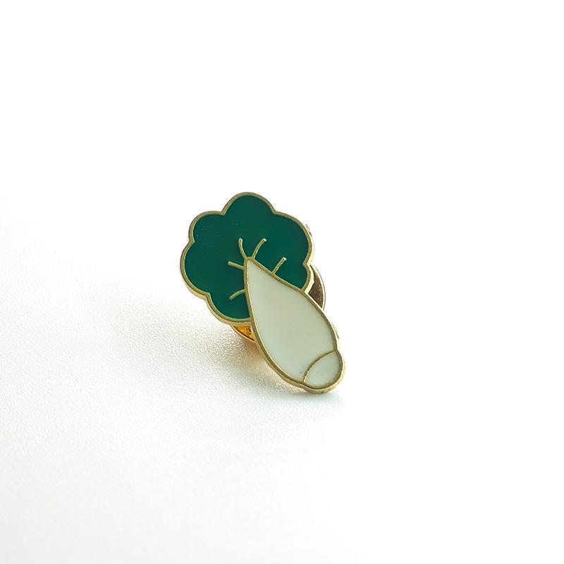 Милая металлическая брошь с мультяшным рисунком - Модный аксессуар