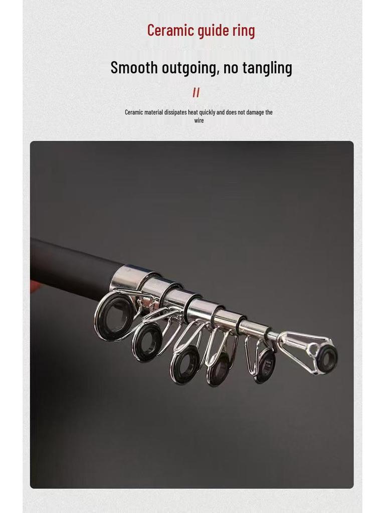 Portable Sea Fishing Rod Set: Mini Travel Fishing Gear Kit