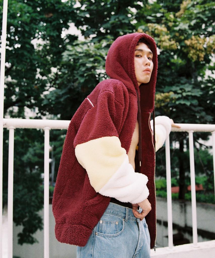 Толстовка на молнии Fangoh Sl Fleece Бордовый