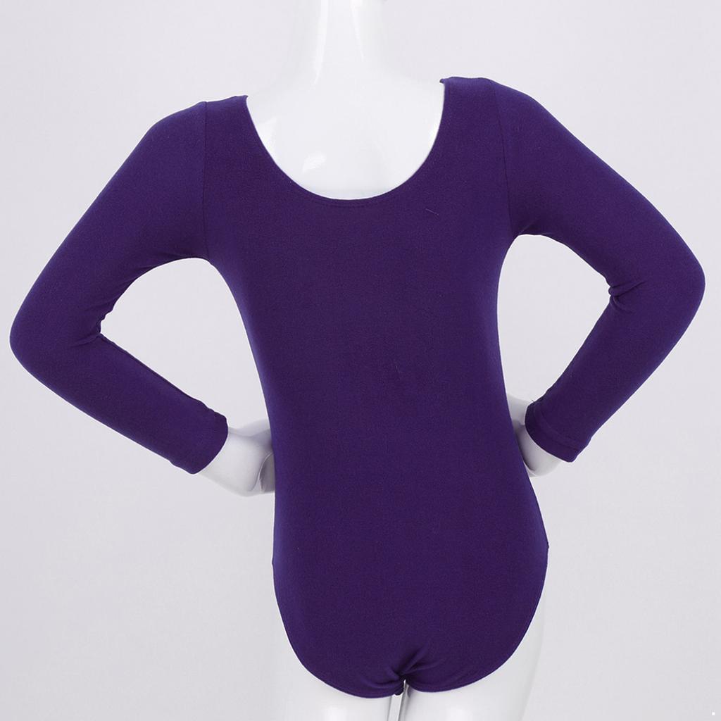 Детское платье-купальник с длинными рукавами для девочек, балетное платье, танцевальные костюмы для выступлений на сцене