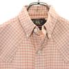 RRL Check Pattern Long Sleeve Western York Button Down Shirt XS Pink Men's Used